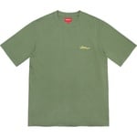 Supreme Arabic Logo Washed S S Tee (FW21) - Olive