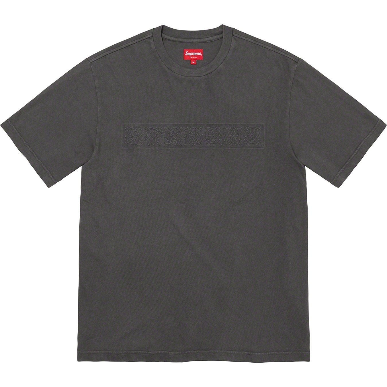 Supreme Embossed Vines S S Top (FW21) - Black - $78
