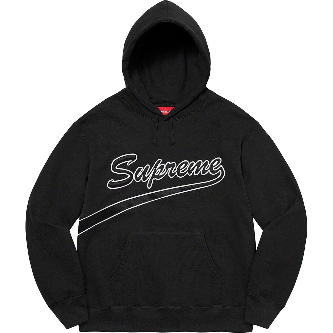 Supreme Tail Hooded Sweatshirt (FW21) - Black - $168
