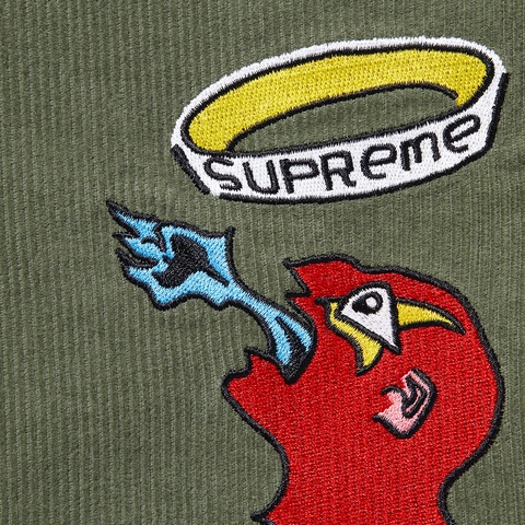 Supreme Gonz Corduroy Work Shirt - Dusty Green