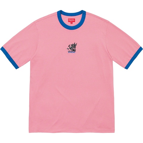 Supreme Dragon Ringer Tee - Rose