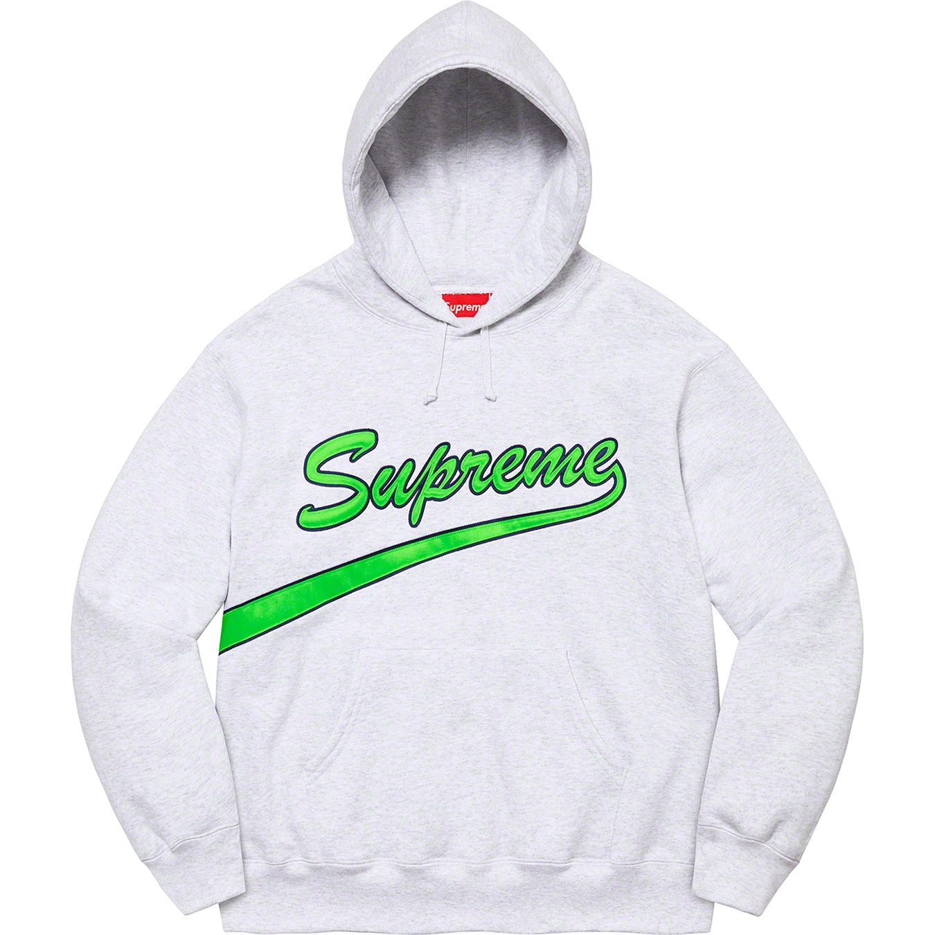 Supreme Tail Hooded Sweatshirt (FW21) - Ash Grey - $168