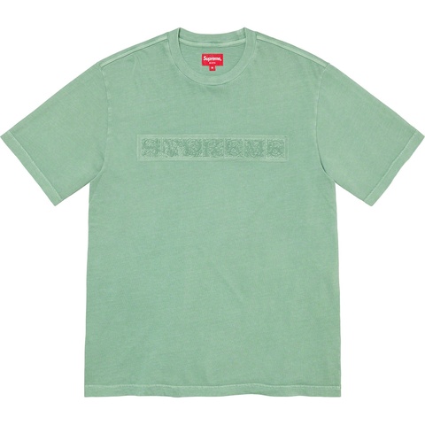 Supreme Embossed Vines S/S Top - Sage