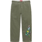 Supreme Gonz Corduroy Chino Pant (FW21) - Dusty Green