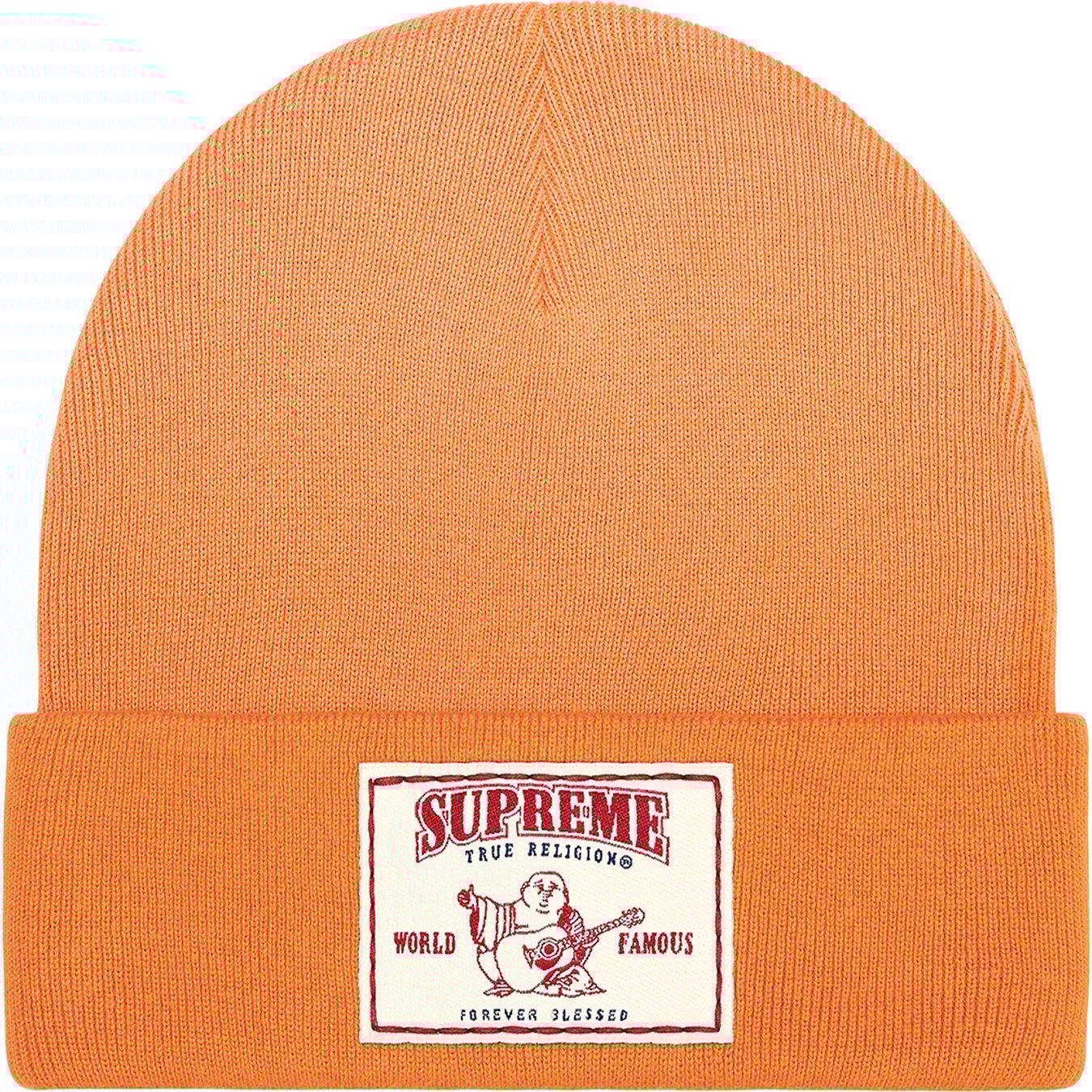 Supreme Supreme True Religion Beanie (FW21) - Dusty Orange - $40