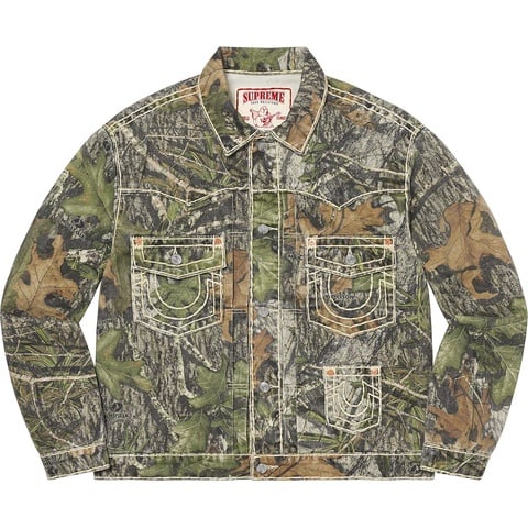 Supreme Supreme®/True Religion® Denim Trucker Jacket - Mossy Oak® Camo
