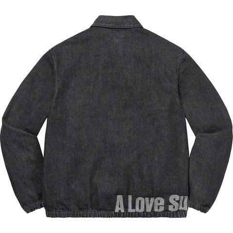 John Coltrane A Love Supreme Denim Harrington Jacket - Supreme John Coltrane A Love Supreme Denim Harrington Jacket - Supreme