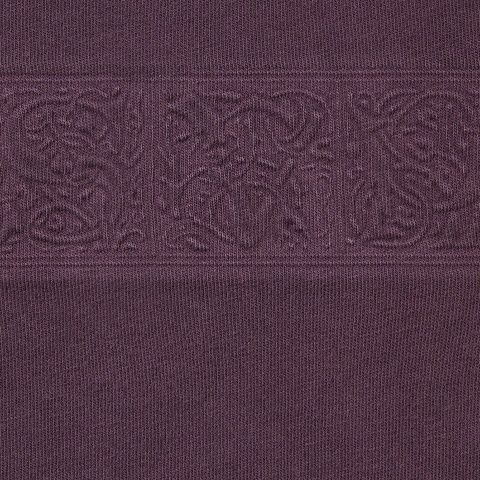 Supreme Embossed Vines S/S Top - Dark Purple