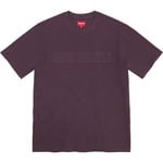 Supreme Embossed Vines S S Top (FW21) - Dark Purple