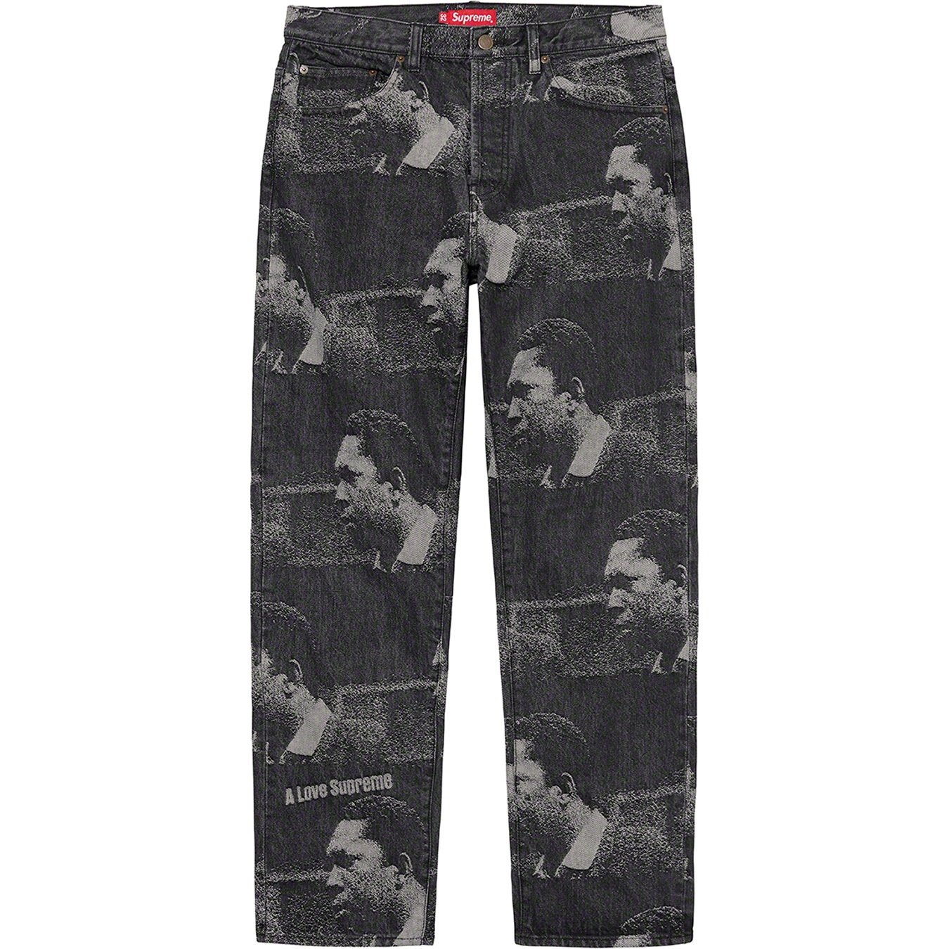 Supreme John Coltrane A Love Supreme Regular Jean (FW21) - Black - $198