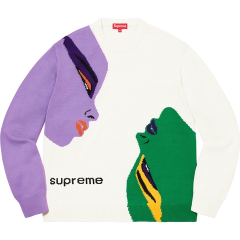 Faces Sweater - fall/winter 2021 - Supreme