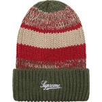 Supreme Mixed Stripe Beanie (FW21) - Green