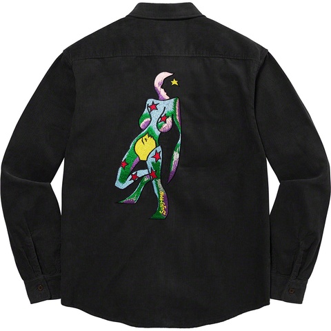 Supreme Gonz Corduroy Work Shirt - Black