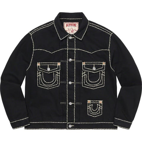 Supreme Supreme®/True Religion® Denim Trucker Jacket - Black