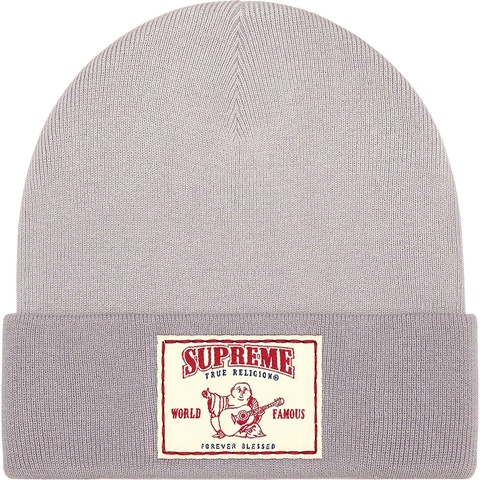 Supreme Supreme®/True Religion® Beanie - Light Grey