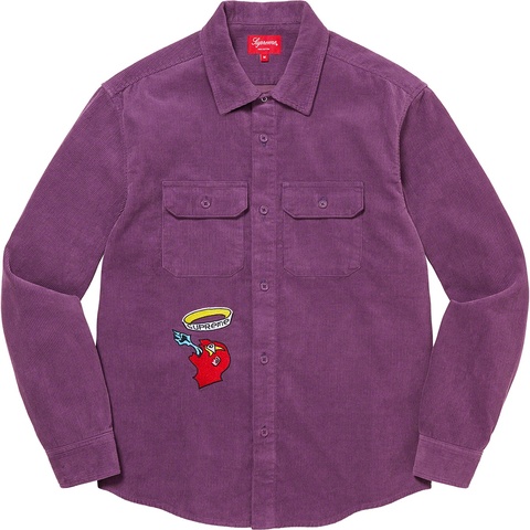 Supreme Gonz Corduroy Work Shirt - Purple