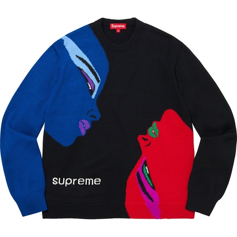 Faces Sweater - fall/winter 2021 - Supreme