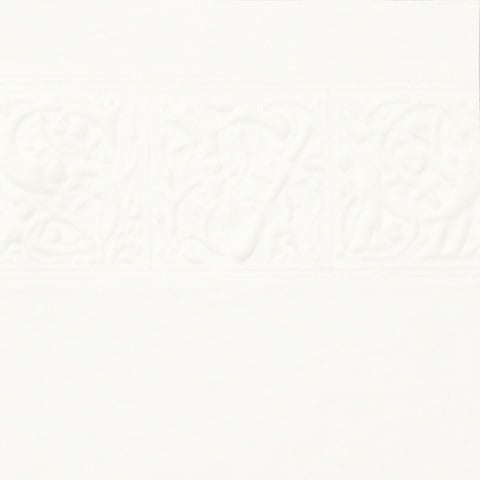 Supreme Embossed Vines S/S Top - White
