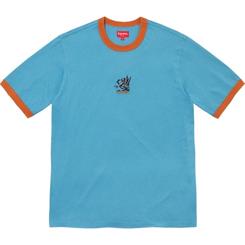 Supreme Dragon Ringer Tee - Slate