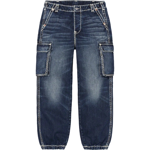 Supreme Supreme®/True Religion® Denim Cargo Pant - Washed Blue