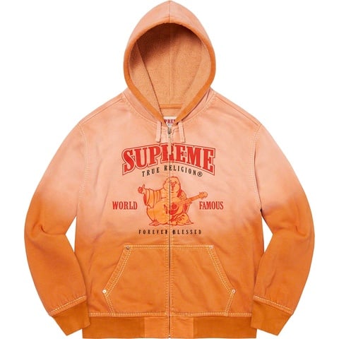 トップス supreme TRUE RELIGION Supreme True Religion Zip Up Hooded Sweatshirt (FW22) Black Men's