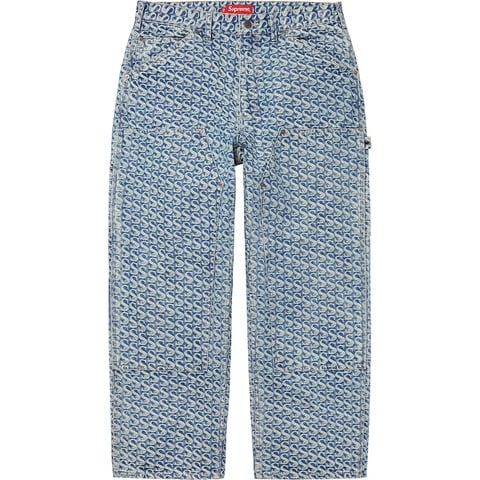 パンツ Monogram Double Knee Denim Painter Pant Monogram Double Knee Denim Painter Pant - Supreme