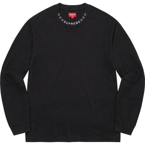 Stars Collar L/S Top - fall/winter 2021 - Supreme