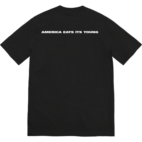 Supreme America Eats Its Young Tee - Black
