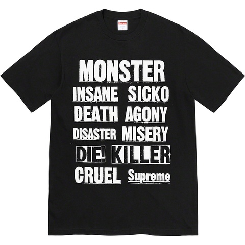 Supreme Monster Tee - Black