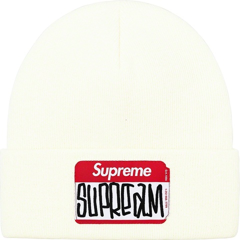 Gonz Nametag Beanie - fall/winter 2021 - Supreme