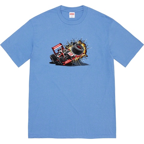 Supreme Crash Tee - Dusty Light Royal