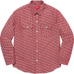 Supreme Monogram Denim Shirt (FW21) - Red