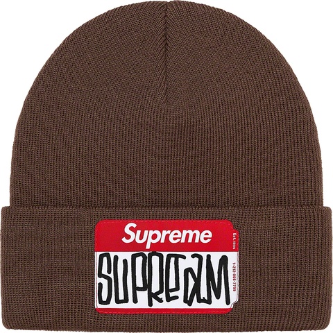 Gonz Nametag Beanie - fall/winter 2021 - Supreme