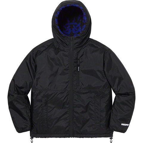 Supreme Celtic Knot Reversible WINDSTOPPER® Fleece Hooded Jacket - Black