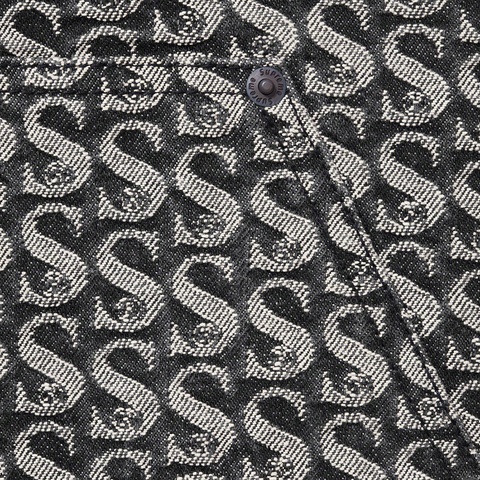 Supreme Monogram Double Knee Denim Painter Pant - Black