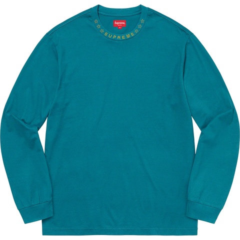 Stars Collar L/S Top - fall/winter 2021 - Supreme