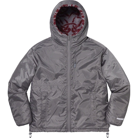 Supreme Celtic Knot Reversible WINDSTOPPER® Fleece Hooded Jacket - Grey