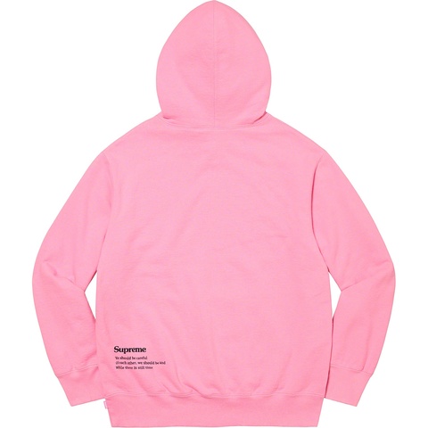 Supreme Collage Grid Hooded Sweatshirt - Pink