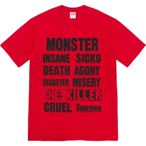 Supreme Monster Tee - Red