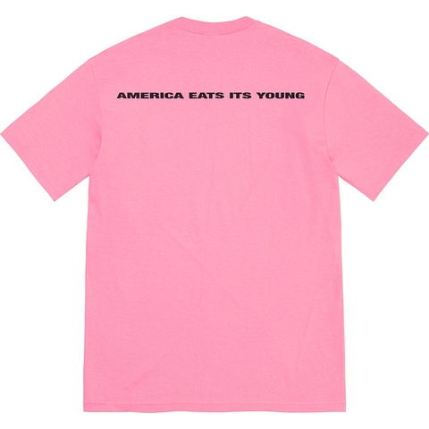Supreme America Eats Its Young Tee - Pink