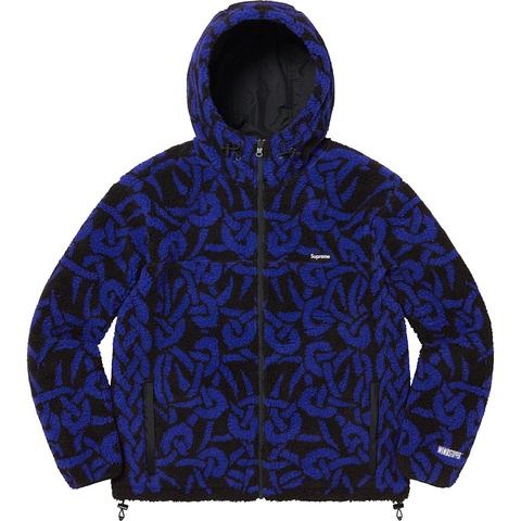 Supreme Celtic Knot Reversible WINDSTOPPER® Fleece Hooded Jacket - Black