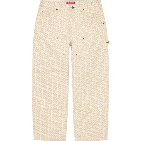 Monogram Double Knee Denim Painter Pant - Supreme