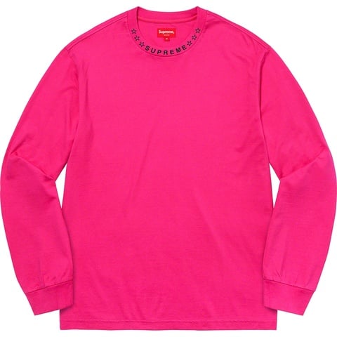 Stars Collar L/S Top - fall/winter 2021 - Supreme