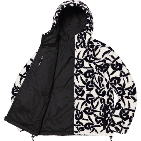 Supreme Celtic Knot Reversible WINDSTOPPER® Fleece Hooded Jacket - Stone