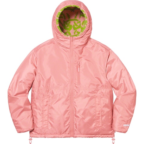 Supreme Celtic Knot Reversible WINDSTOPPER® Fleece Hooded Jacket - Dusty Pink