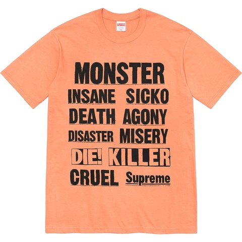 Monster Tee - fall/winter 2021 - Supreme