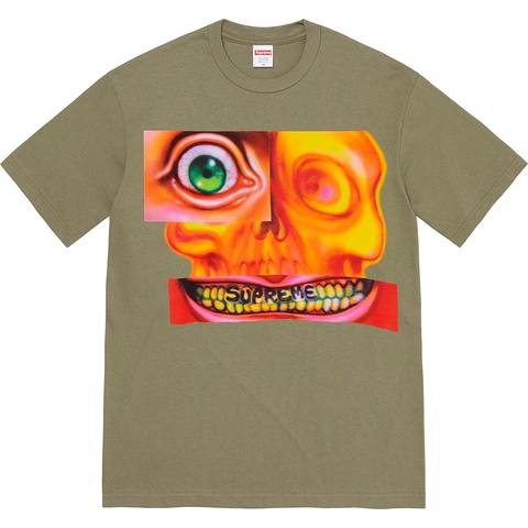 Supreme Face Tee - Light Olive