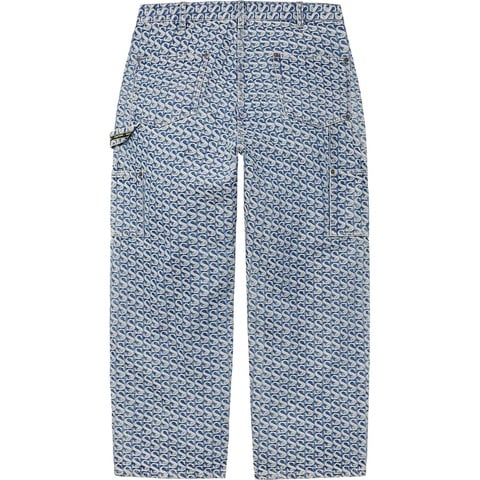 Monogram Double Knee Denim Painter Pant - Supreme