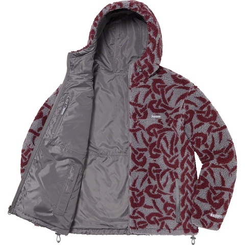 Supreme Celtic Knot Reversible WINDSTOPPER® Fleece Hooded Jacket - Grey