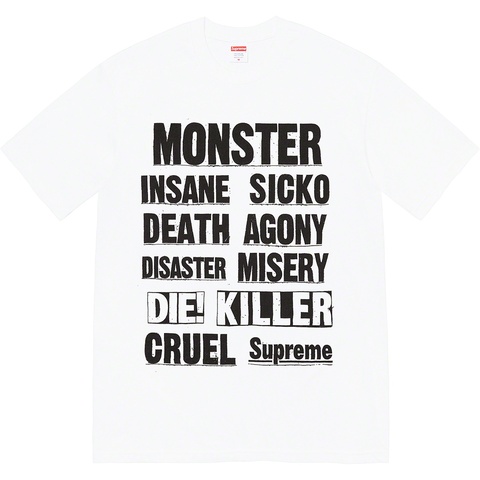 Supreme Monster Tee - White